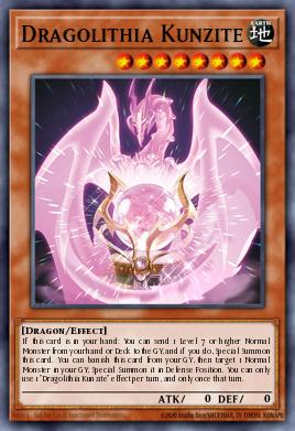 Dragolithia Kunzite Yu-Gi-Oh card