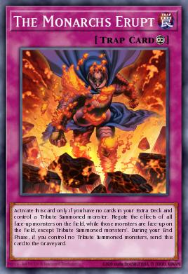 The Monarchs Erupt Yu-Gi-Oh card
