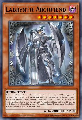 Labrynth Archfiend Yu-Gi-Oh card