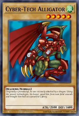 Cyber-Tech Alligator Yu-Gi-Oh card