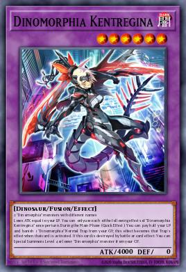Dinomorphia Kentregina Yu-Gi-Oh card