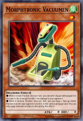 Morphtronic Vacuumen Yu-Gi-Oh card