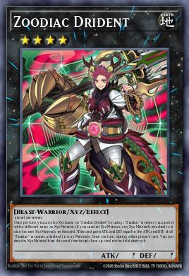Zoodiac Drident Yu-Gi-Oh card