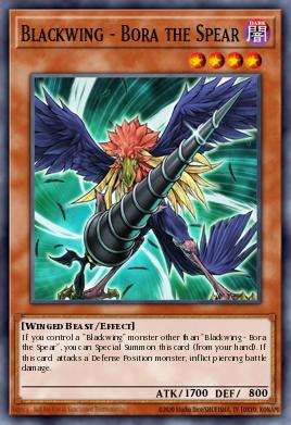 Blackwing - Bora the Spear Yu-Gi-Oh card