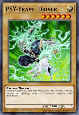 PSY-Frame Driver Yu-Gi-Oh card