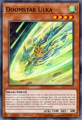 Doomstar Ulka Yu-Gi-Oh card