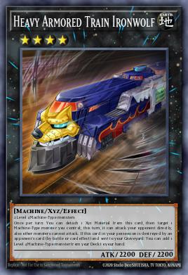 Heavy Armored Train Ironwolf Yu-Gi-Oh card