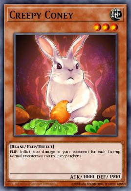 Creepy Coney Yu-Gi-Oh card