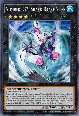 Number C32: Shark Drake Veiss Yu-Gi-Oh card