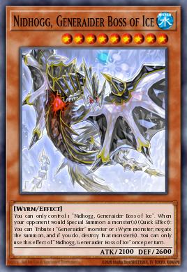 Nidhogg, Generaider Boss of Ice Yu-Gi-Oh card