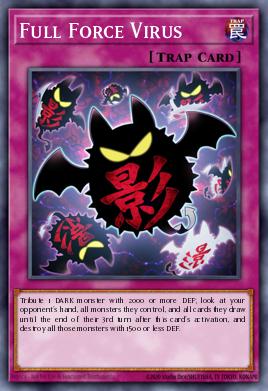 Full Force Virus Yu-Gi-Oh card