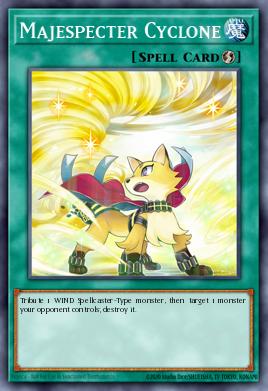 Majespecter Cyclone Yu-Gi-Oh card