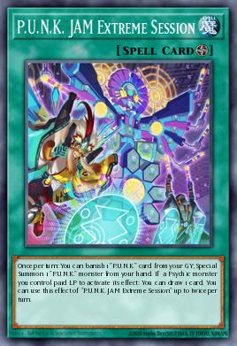 P.U.N.K. JAM Extreme Session Yu-Gi-Oh card