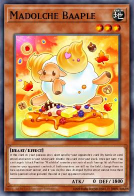 Madolche Baaple Yu-Gi-Oh card