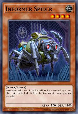 Informer Spider Yu-Gi-Oh card