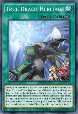 True Draco Heritage Yu-Gi-Oh card