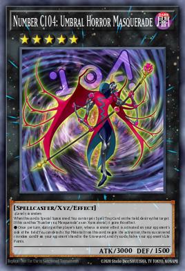 Number C104: Umbral Horror Masquerade Yu-Gi-Oh card