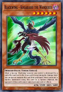Blackwing - Kogarashi the Wanderer Yu-Gi-Oh card