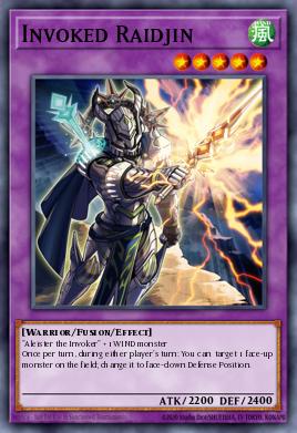Invoked Raidjin Yu-Gi-Oh card