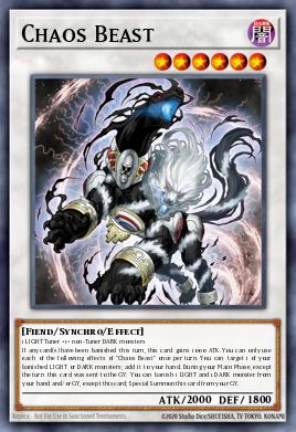 Chaos Beast Yu-Gi-Oh card