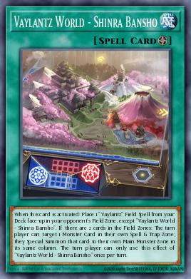 Vaylantz World - Shinra Bansho Yu-Gi-Oh card