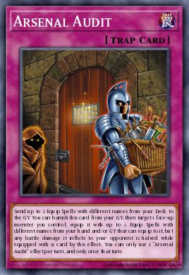 Arsenal Audit Yu-Gi-Oh card