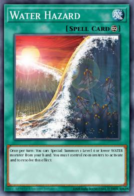 Water Hazard Yu-Gi-Oh card