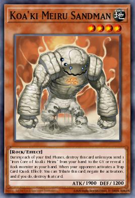 Koa'ki Meiru Sandman Yu-Gi-Oh card