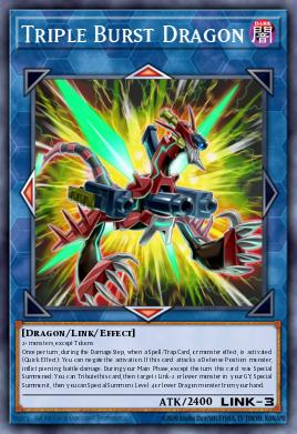 Triple Burst Dragon Yu-Gi-Oh card