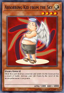 Absorbing Kid from the Sky Yu-Gi-Oh card