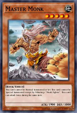 Master Monk Yu-Gi-Oh card