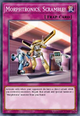Morphtronics, Scramble! Yu-Gi-Oh card