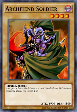 Archfiend Soldier Yu-Gi-Oh card