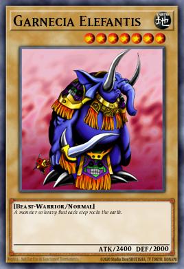 Garnecia Elefantis Yu-Gi-Oh card