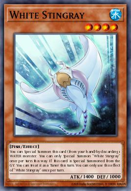 White Stingray Yu-Gi-Oh card