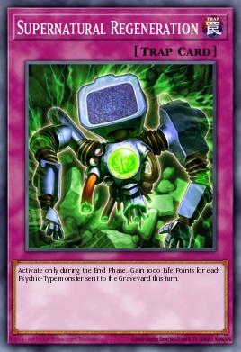 Supernatural Regeneration Yu-Gi-Oh card