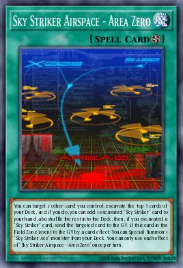 Sky Striker Airspace - Area Zero Yu-Gi-Oh card