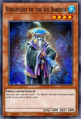 Strategist of the Ice Barrier Yu-Gi-Oh card