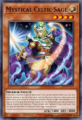 Mystical Celtic Sage Yu-Gi-Oh card