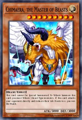 Chimaera, the Master of Beasts Yu-Gi-Oh card