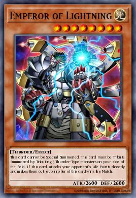 Emperor of Lightning Yu-Gi-Oh card