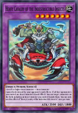 Heavy Cavalry of the Indestructible Insects Yu-Gi-Oh card