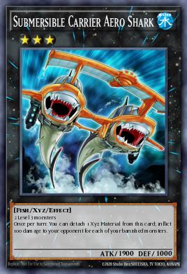 Submersible Carrier Aero Shark Yu-Gi-Oh card