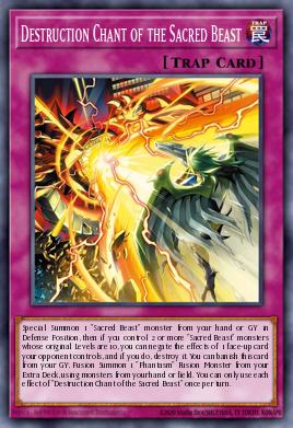 Destruction Chant of the Sacred Beast Yu-Gi-Oh card