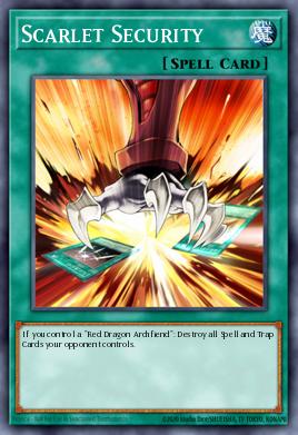 Scarlet Security Yu-Gi-Oh card