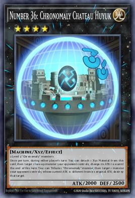 Number 36: Chronomaly Chateau Huyuk Yu-Gi-Oh card
