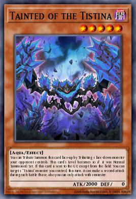 Tainted of the Tistina Yu-Gi-Oh card