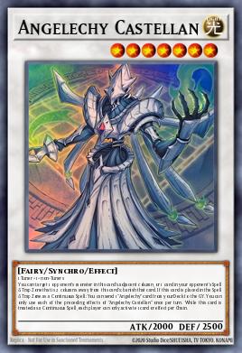 Angelechy Castellan Yu-Gi-Oh card