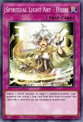 Spiritual Light Art - Hijiri Yu-Gi-Oh card