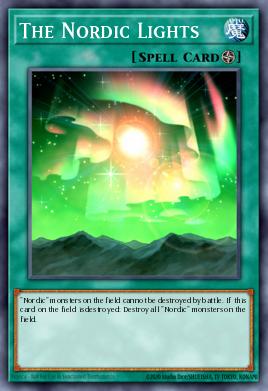 The Nordic Lights Yu-Gi-Oh card